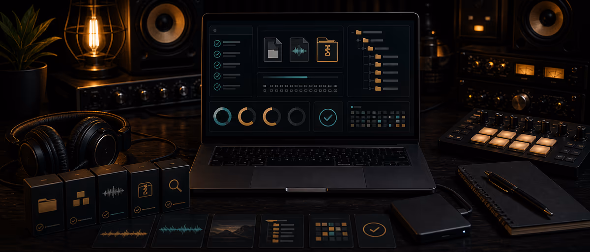 Guia prático: QA técnico de sample packs
