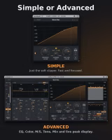 ClipQ simple versus advanced interface views