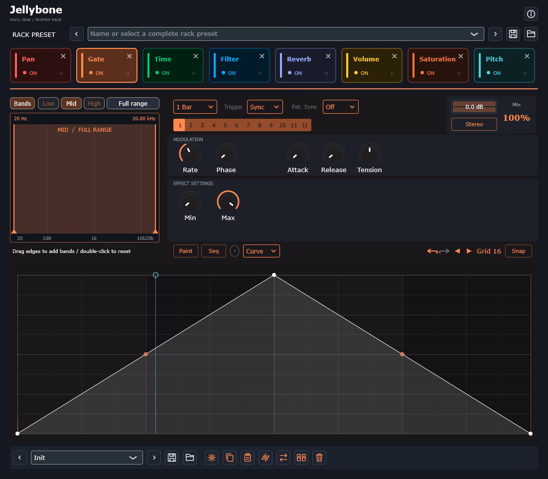 Jellybone: Free Curve-Driven Multi-Effect Plugin by Fazıl Irak
