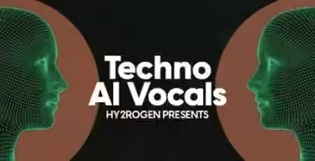 HY2ROGEN Techno AI Vocals [WAV, MiDi]