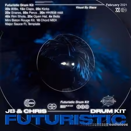 JBSaucedUp Futuristic Drum Kit [WAV, MiDi, DAW Templates]